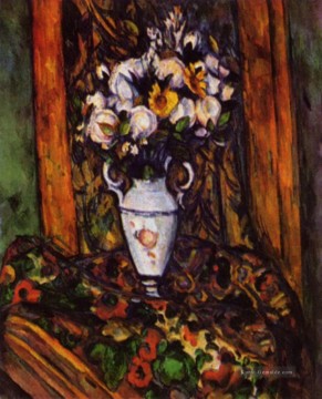 blume - Stillleben Vase mit Blumen Paul Cezanne